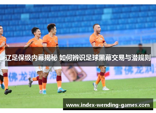辽足保级内幕揭秘 如何辨识足球黑幕交易与潜规则