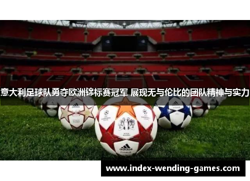 意大利足球队勇夺欧洲锦标赛冠军 展现无与伦比的团队精神与实力